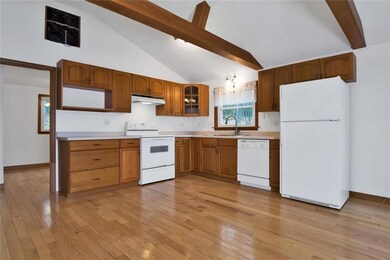 Kitchen is open to the rest of the...