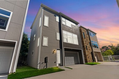 Modern exterior with clean lines and private entry welcomes you home.