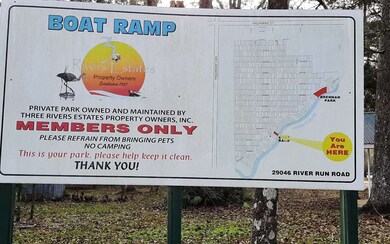 Boat Ramp park near lot