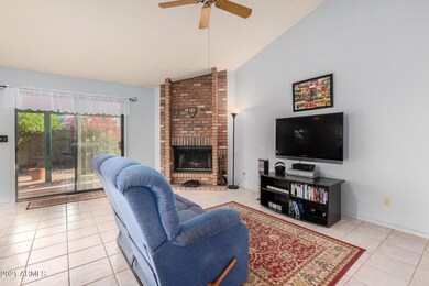 Stunning Wood Burning Brick Fireplace