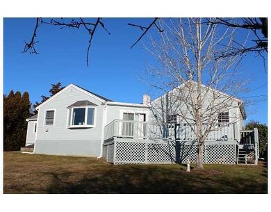 Exterior Front. Back/front offers a large deck to