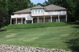 Rear view of house
