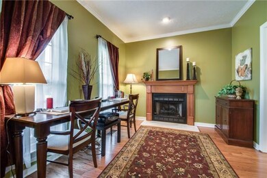 This flex room could be used for many things like an office or formal living room. 