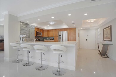 This corner apartment has a double door entry amd