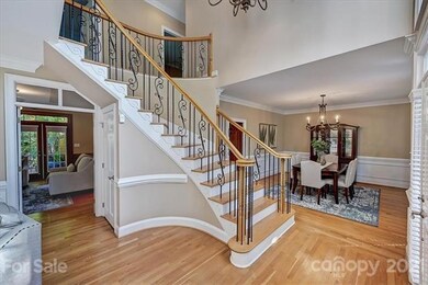 Foyer with majestic staircase