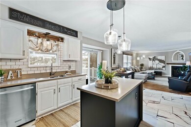Open concept living for easy entertaining.