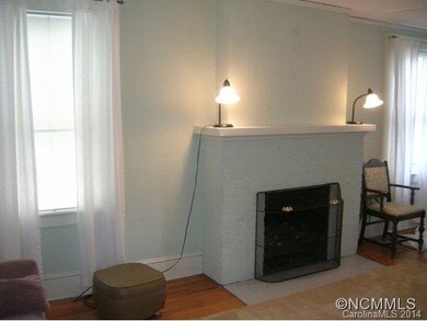 Living room with fireplace