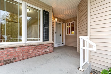 welcoming covered entry