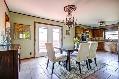 Looking into the updated kitchen area.