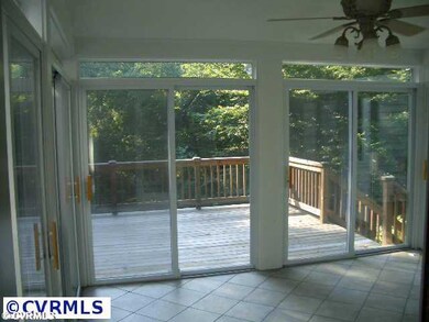 Porch - Rear Sun Porch & Deck overlooking Private 