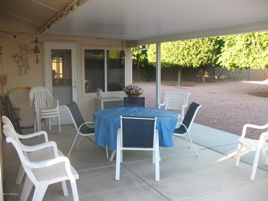 One of two patios for entertaining