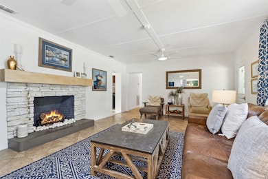 Wood Burning Fireplace