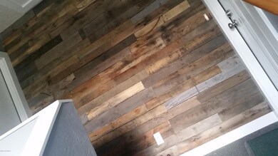 Pallet wood wall in Common Area
