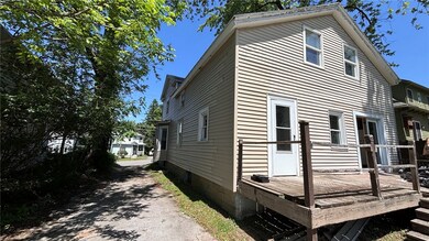 Rear of house with Deck