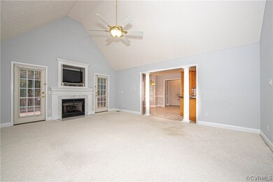 Entertainment sized room, and plenty of wall space