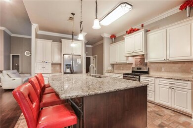 Open concept of the kitchen to the great room as w