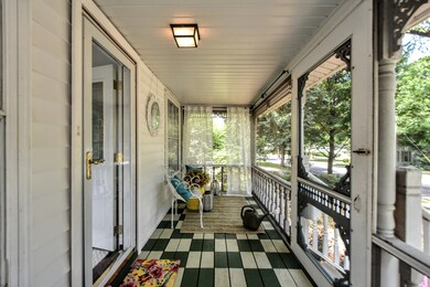 Screen porch ideal for summer relaxing