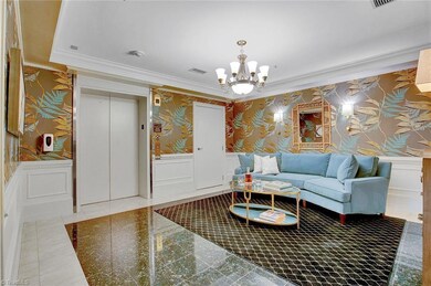 Elevator lobby at One Park Vista.