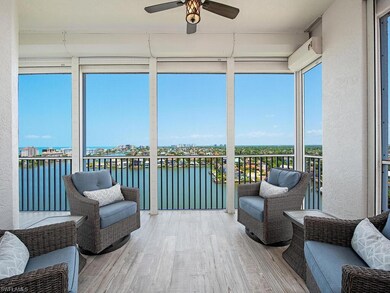 Lanai with Gulf and Bay views.
