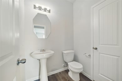 Guest bathroom with huge storage that goes under t