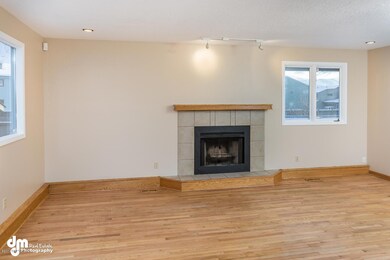 Real hardwood floors in living room