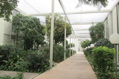 landscaped walkway