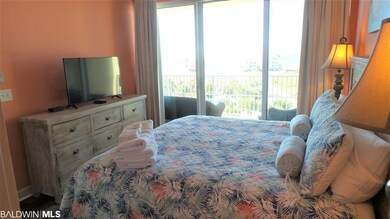 Master bedroom suite with balcony access