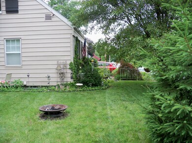 Front yard looking west