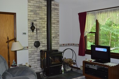 great room w wood stove