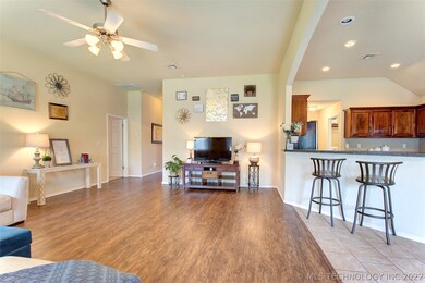From living/kitchen toward entry