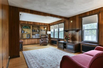Living room with hardwood floors