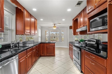 Open kitchen with breakfast/dining nook