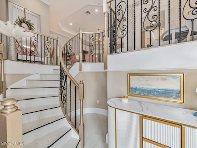 Foyer entry stairway