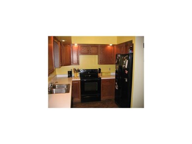 Kitchen. attractive black appliances included in t