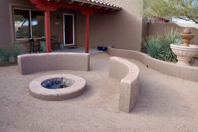 Firering & beautiful fountain