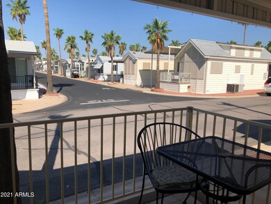 FRONT VIEW FROM DECK