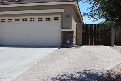 Front View - RV Gate w Pavers
