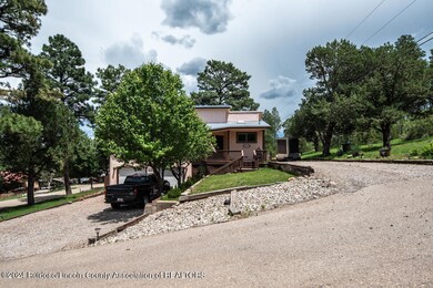 Outside both driveways