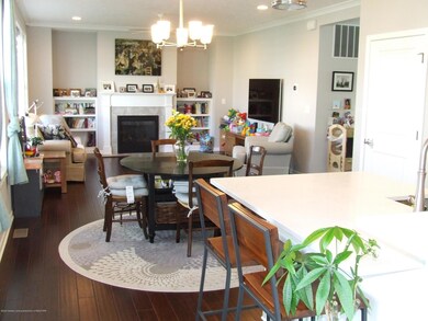 Kitchen into living room