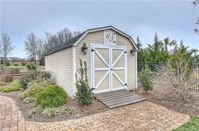 Shed with utilities run.