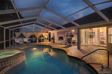 Night view of the Pool Area.