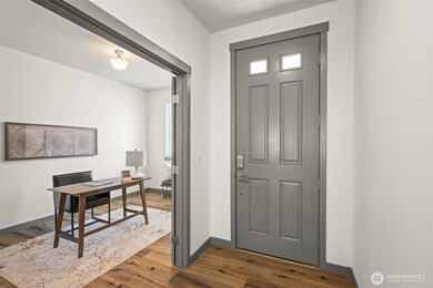 Directly off the foyer you will find a conveniently located office/den