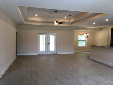 Here's a view from foyer to living room.