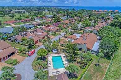 The villa is just few steps away from heated commu
