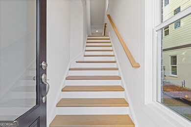 Welcome to your new home! hardwood stairs greet yo