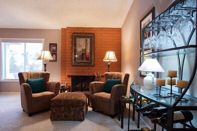 Cozy fireplace