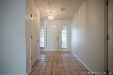 Wide Entry Hall with Fresh Paint and room for some entry furniture