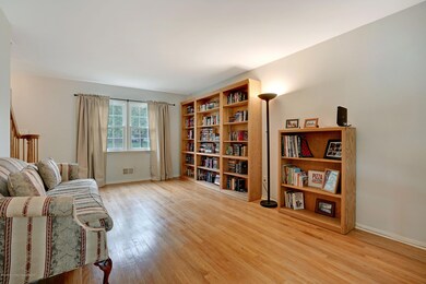 ** Hardwood Floors in Living Room **