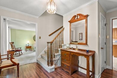 Foyer leading to formal living area.