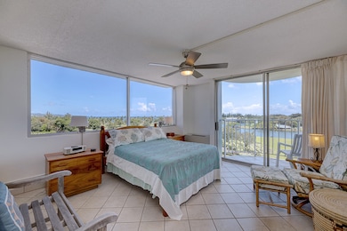 Primary bedroom. What a beautiful view!